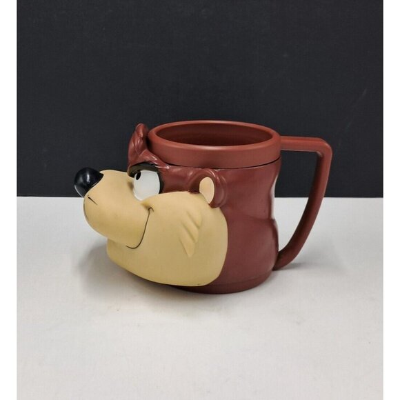 Tasmanian Devil 3D Mug- 1992- 4" High x 7" Wide-Warner Brothers Looney Tunes - Picture 2 of 6